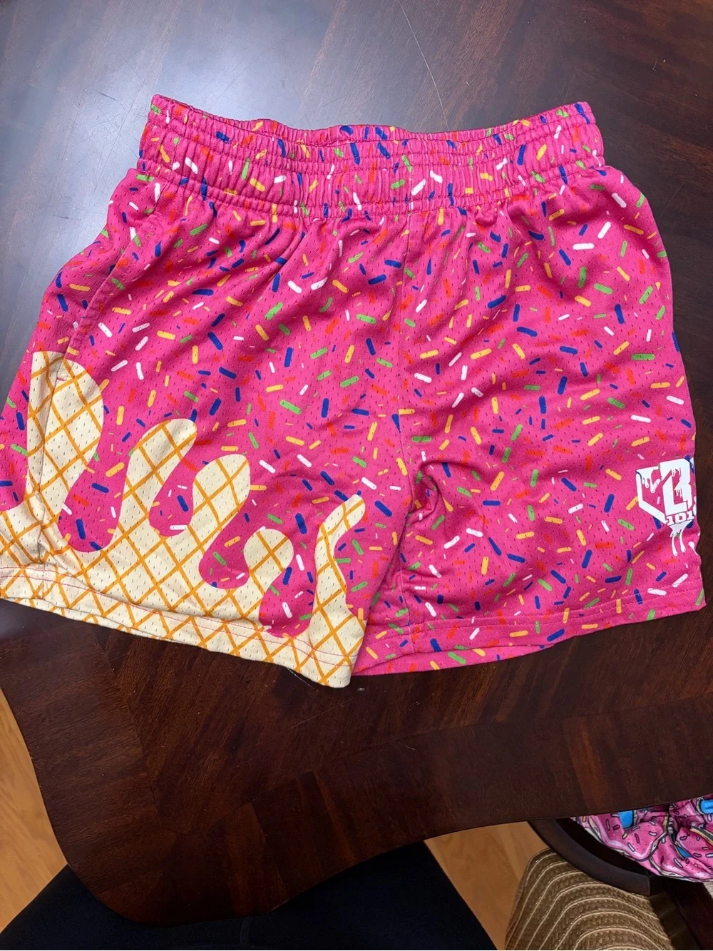 Baseball Lifestyle Youth M Shorts- 2 pack, donuts and ice cream
